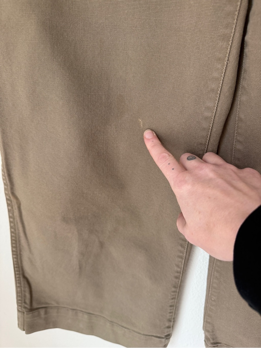 Madewell Emmett Wide Leg Cropped Pants - khaki green - 27 - Picture 9 of 11